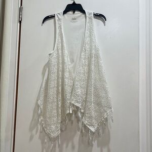 Justice Girl’s sleeveless Vest sweater size 12